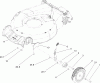 Toro 20055 - Super Recycler Lawn Mower, 2007 (270000001-270999999) Ersatzteile HEIGHT-OF-CUT ASSEMBLY