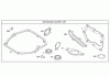 Toro 20056 - Super Recycler Lawn Mower, 2005 (250000001-250999999) Ersatzteile 358 ENGINE GASKET SET ASSEMBLY BRIGGS AND STRATTON 125K02-0187-E1