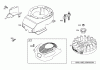 Toro 20056 - Super Recycler Lawn Mower, 2005 (250000001-250999999) Ersatzteile BLOWER HOUSING ASSEMBLY BRIGGS AND STRATTON 125K02-0187-E1