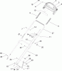 Toro 20056 - Super Recycler Lawn Mower, 2005 (250000001-250999999) Ersatzteile HANDLE ASSEMBLY