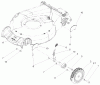 Toro 20056 - Super Recycler Lawn Mower, 2005 (250000001-250999999) Ersatzteile HEIGHT-OF-CUT ASSEMBLY
