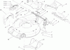 Toro 20056 - Super Recycler Lawn Mower, 2005 (250000001-250999999) Ersatzteile HOUSING ASSEMBLY