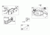 Toro 20057 - Super Recycler Lawn Mower, 2006 (260000001-260999999) Ersatzteile MUFFLER AND FUEL TANK ASSEMBLY BRIGGS AND STRATTON 122672-0192-E1
