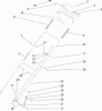 Toro 20058 - Super Recycler Lawn Mower, 2005 (250000001-250999999) Ersatzteile HANDLE ASSEMBLY