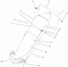 Toro 20060 - Recycler Mower, 1999 (9900001-9999999) Ersatzteile HANDLE & CONTROLS ASSEMBLY