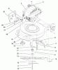 Toro 20061 - Recycler Mower, with Bag, 1999 (9900001-9999999) Ersatzteile ENGINE & BLADE ASSEMBLY