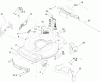 Toro 20064 - 22" Recycler Lawn Mower, 2007 (270000001-270999999) Ersatzteile DECK, SIDE CHUTE AND REAR DOOR ASSEMBLY
