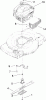 Toro 20064 - 22" Recycler Lawn Mower, 2008 (280000001-280070155) Ersatzteile ENGINE AND BLADE ASSEMBLY