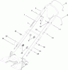Toro 20064 - 22" Recycler Lawn Mower, 2008 (280000001-280070155) Ersatzteile HANDLE ASSEMBLY