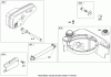 Toro 20064 - 22" Recycler Lawn Mower, 2008 (280000001-280070155) Ersatzteile MUFFLER AND FUEL TANK ASSEMBLY BRIGGS AND STRATTON 124T02-0161-B1