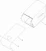Toro 20064 - 22" Recycler Lawn Mower, 2008 (280000001-280070155) Ersatzteile REAR BAG ASSEMBLY