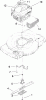 Toro 20065 - 22" Recycler Lawn Mower, 2008 (280000001-280072441) Ersatzteile ENGINE AND BLADE ASSEMBLY