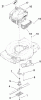 Toro 20066 - 22" Recycler Lawn Mower, 2008 (280000001-280999999) Ersatzteile ENGINE AND BLADE ASSEMBLY