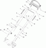 Toro 20074 - 22" Recycler Lawn Mower, 2007 (270000001-270999999) Ersatzteile HANDLE ASSEMBLY