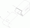 Toro 20074 - 22" Recycler Lawn Mower, 2007 (270000001-270999999) Ersatzteile REAR BAG ASSEMBLY