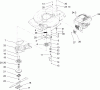 Toro 20075 - 22" Recycler Lawn Mower, 2007 (270000001-270999999) Ersatzteile ENGINE ASSEMBLY
