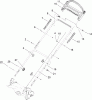 Toro 20075 - 22" Recycler Lawn Mower, 2007 (270000001-270999999) Ersatzteile HANDLE ASSEMBLY