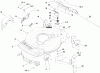 Toro 20089 - 22" Recycler Lawn Mower, 2008 (280000001-280999999) Ersatzteile DECK, SIDE CHUTE AND REAR DOOR ASSEMBLY