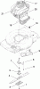 Toro 20089 - 22" Recycler Lawn Mower, 2008 (280000001-280999999) Ersatzteile ENGINE AND BLADE ASSEMBLY