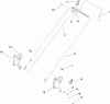 Toro 20090C - Super Recycler Lawn Mower, 2008 (280000001-280999999) Ersatzteile HANDLE ASSEMBLY