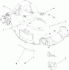 Toro 20092 - Super Recycler Lawn Mower, 2008 (280000001-280999999) Ersatzteile HOUSING ASSEMBLY NO. 115-2854