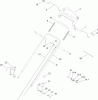 Toro 20092 - Super Recycler Lawn Mower, 2010 (310020058-310020237) Ersatzteile HANDLE AND CONTROL ASSEMBLY