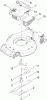 Toro 20092C - Super Recycler Lawn Mower, 2009 (290000001-290999999) Ersatzteile ENGINE AND BLADE ASSEMBLY