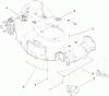 Toro 20092C - Super Recycler Lawn Mower, 2009 (290000001-290999999) Ersatzteile HOUSING ASSEMBLY NO. 115-2855
