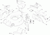 Toro 20093C - Super Recycler Lawn Mower, 2009 (290000001-290999999) Ersatzteile DECK HOUSING AND REAR DOOR ASSEMBLY