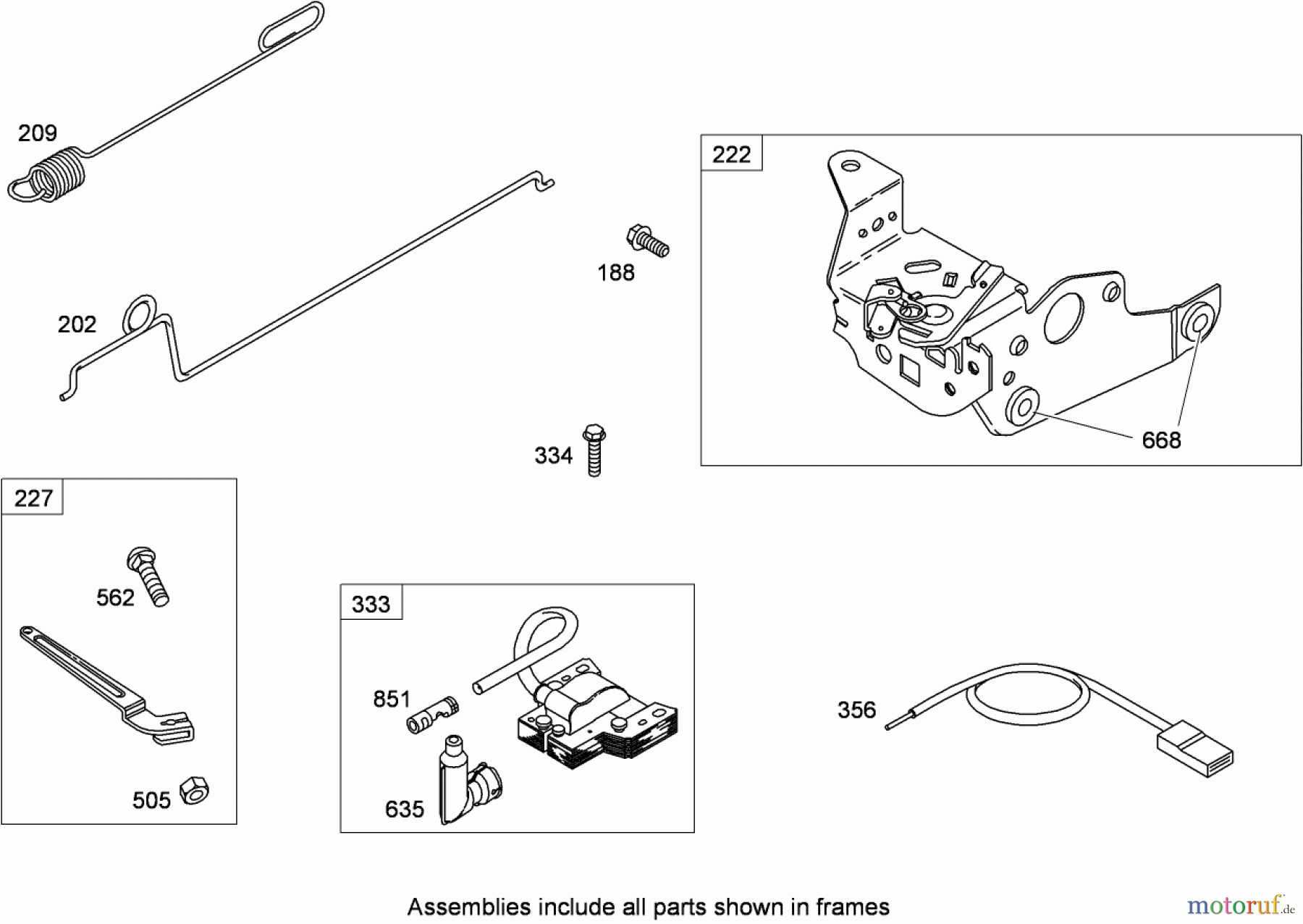 Toro Neu Mowers, Walk-Behind Seite 1 20093C - Toro Super Recycler Lawn Mower, 2009 (290000001-290999999) GOVERNOR ASSEMBLY BRIGGS AND STRATTON 126T02-0237-B1