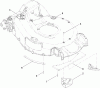 Toro 20093C - Super Recycler Lawn Mower, 2009 (290000001-290999999) Ersatzteile HOUSING ASSEMBLY NO. 115-2855