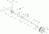 Toro 20093C - Super Recycler Lawn Mower, 2009 (290000001-290999999) Ersatzteile REAR WHEEL AND TRANSMISSION ASSEMBLY