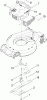 Toro 20095 - Super Recycler Lawn Mower, 2009 (290000001-290999999) Ersatzteile ENGINE AND BLADE ASSEMBLY
