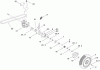 Toro 20095 - Super Recycler Lawn Mower, 2009 (290000001-290999999) Ersatzteile REAR WHEEL AND TRANSMISSION ASSEMBLY