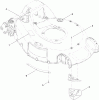 Toro 20095 - Super Recycler Lawn Mower, 2010 (310004269-310004922) Ersatzteile HOUSING ASSEMBLY NO. 115-2854