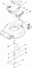 Toro 20095C - Super Recycler Lawn Mower, 2009 (290000001-290999999) Ersatzteile ENGINE AND BLADE ASSEMBLY