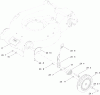Toro 20095C - Super Recycler Lawn Mower, 2011 (311000001-311999999) Ersatzteile FRONT WHEEL AND HEIGHT-OF-CUT ASSEMBLY