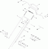 Toro 20095C - Super Recycler Lawn Mower, 2011 (311000001-311999999) Ersatzteile HANDLE ASSEMBLY
