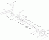Toro 20095C - Super Recycler Lawn Mower, 2011 (311000001-311999999) Ersatzteile TRANSMISSION, REAR WHEEL AND HEIGHT-OF-CUT ASSEMBLY