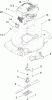 Toro 20096 - 22" Recycler Lawn Mower, 2007 (270000001-270999999) Ersatzteile ENGINE AND BLADE ASSEMBLY
