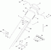 Toro 20099 - Super Recycler Lawn Mower, 2010 (310000310-310999999) Ersatzteile HANDLE AND CONTROL ASSEMBLY