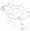 Toro 20099 - Super Recycler Lawn Mower, 2011 (311000001-311999999) Ersatzteile HOUSING ASSEMBLY NO. 115-2854