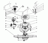 Toro 20106 - Lawnmower, 1992 (2000001-2999999) Ersatzteile BLADE BRAKE CLUTCH ASSEMBLY