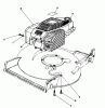 Toro 20107 - Lawnmower, 1991 (1000001-1999999) Ersatzteile ENGINE ASSEMBLY