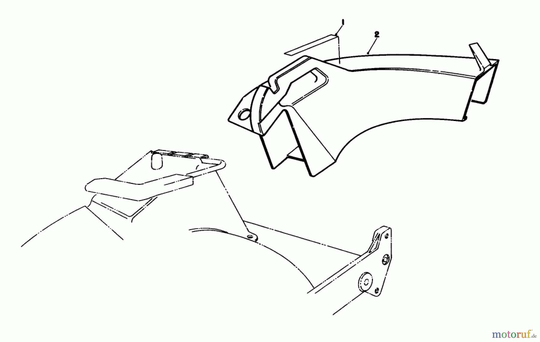 Toro Neu Mowers, Walk-Behind Seite 1 20107 - Toro Lawnmower, 1991 (1000001-1999999) SIDE DISCHARGE CHUTE MODEL NO. 59168 (OPTIONAL)