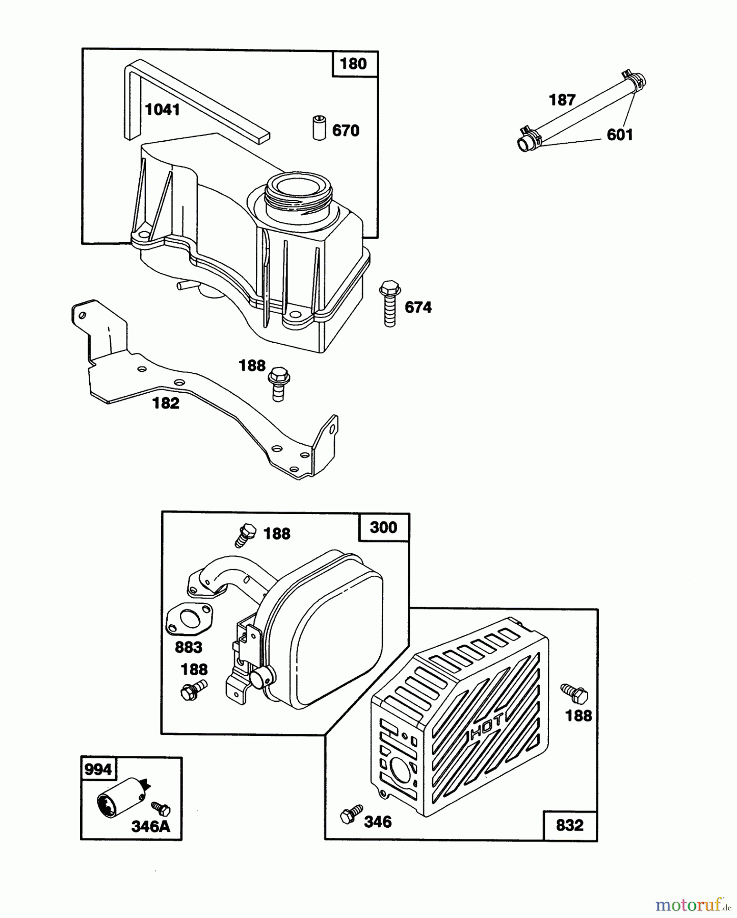 Toro Neu Mowers, Walk-Behind Seite 1 20107 - Toro Lawnmower, 1992 (2000001-2999999) ENGINE GTS-150 77-8980 #4