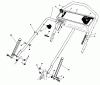 Toro 20107 - Lawnmower, 1992 (2000001-2999999) Ersatzteile HANDLE ASSEMBLY