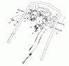 Toro 20107 - Lawnmower, 1992 (2000001-2999999) Ersatzteile TRACTION CONTROL ASSEMBLY