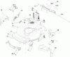 Toro 20110 - 22" Recycler Lawn Mower, 2009 (290000001-290999999) Ersatzteile DECK, SIDE CHUTE AND REAR DOOR ASSEMBLY