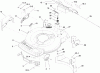 Toro 20112 - 22" Recycler Lawn Mower, 2009 (290000001-290999999) Ersatzteile DECK, SIDE CHUTE AND REAR DOOR ASSEMBLY